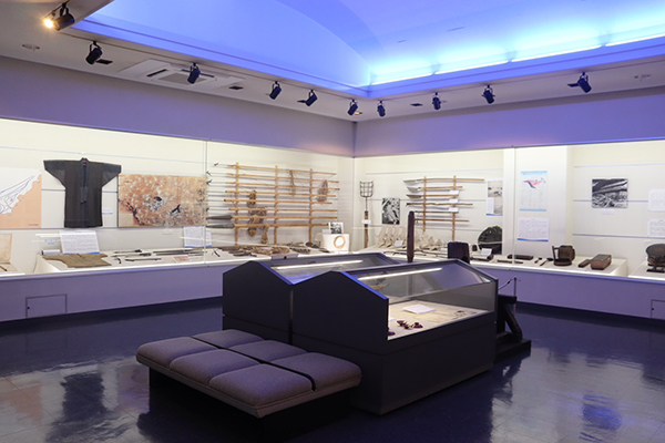 くじら資料館の内観